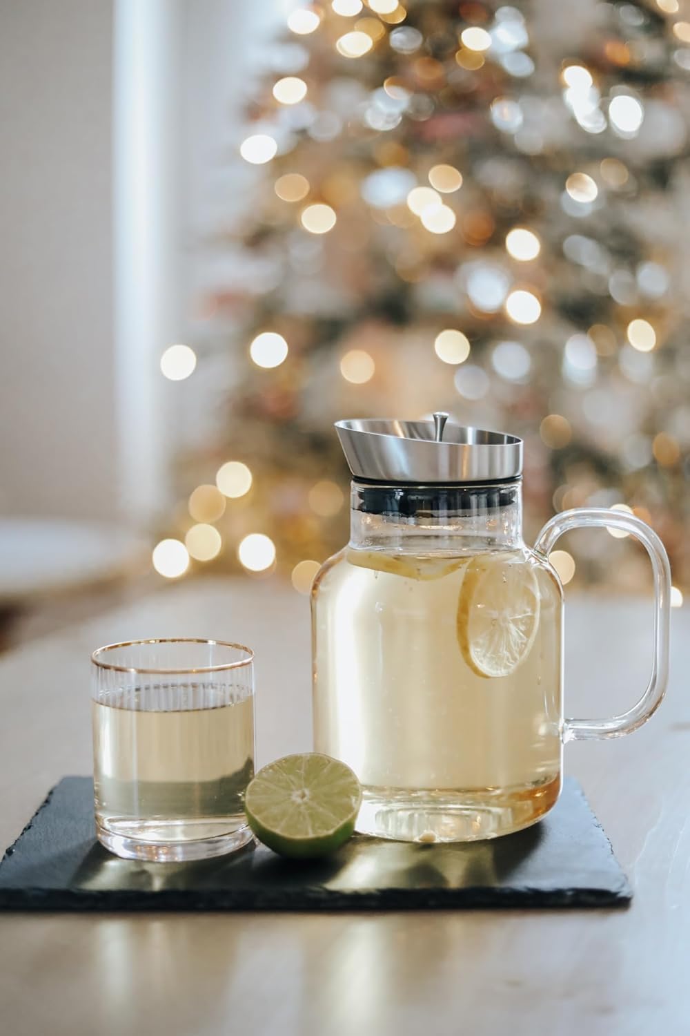 Teabloom 100% Plastic-Free Extra-Large Multi-Brew Borosilicate Glass Teapot + Kettle + Pitcher – Steep and Serve Hot Tea, Iced Tea, Cold Brew Tea and Fruit Infused Water – Legacy Tea Maker