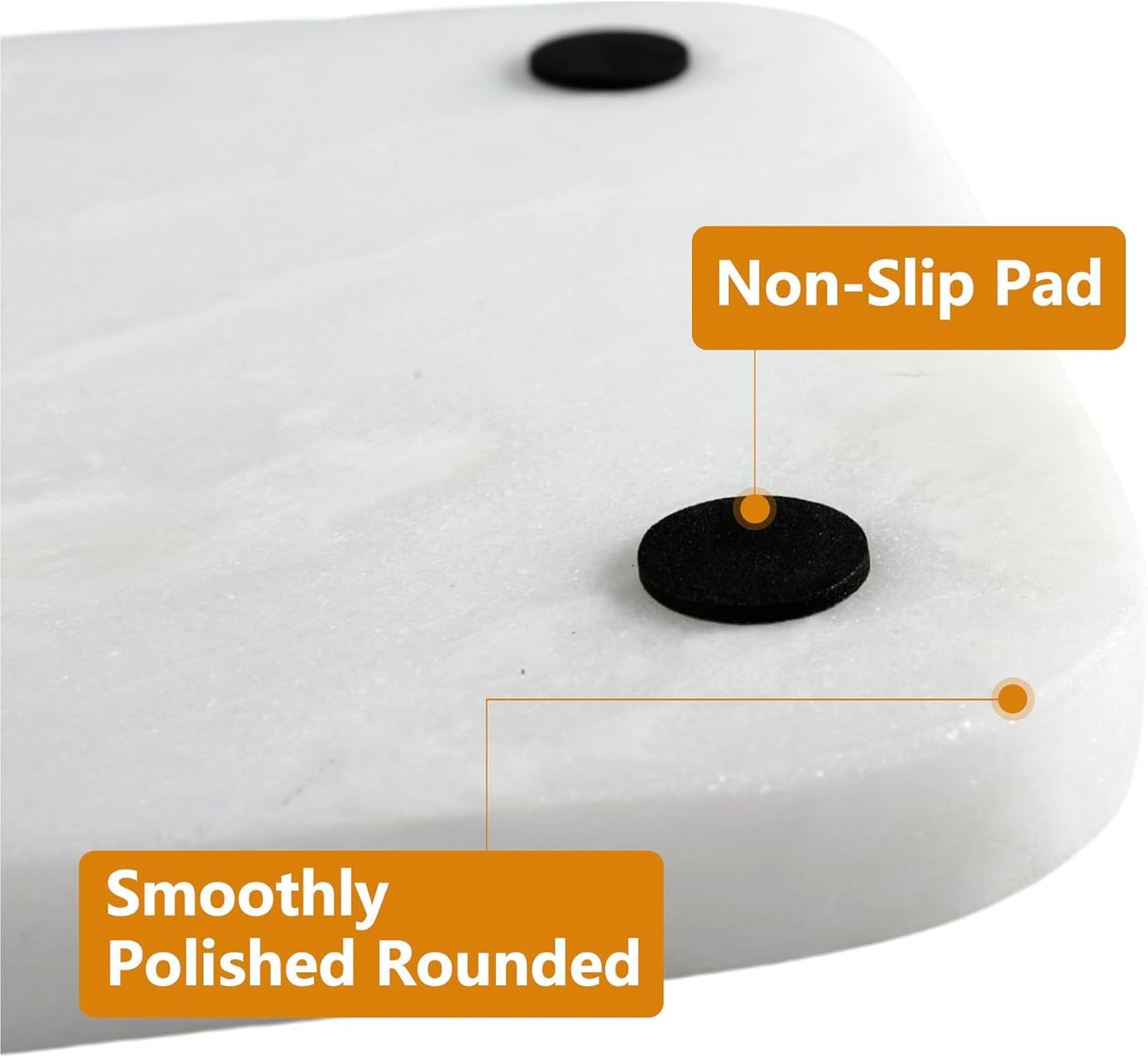 Vanity Tray, 11.8inch Marble Bathroom Tray for Countertop, White Marble Bathroom Dresser, Stone Serving Tray for Kitchen Counter, Storage Organizer for Decor, Perfume, Jewelry