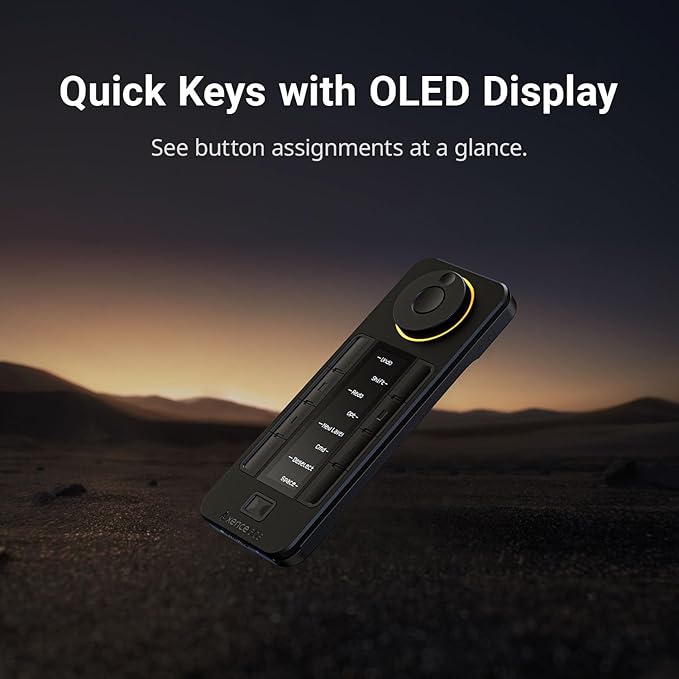 Xencelabs Pen Display 24, Drawing Tablet with 4K Screen Monitor, 99% Adobe RGB Graphic Drawing Display with 40 Customizable Quick Keys, 2 Battery-Free Pens, 8192 Levels Pressure for Win/Mac/Linux