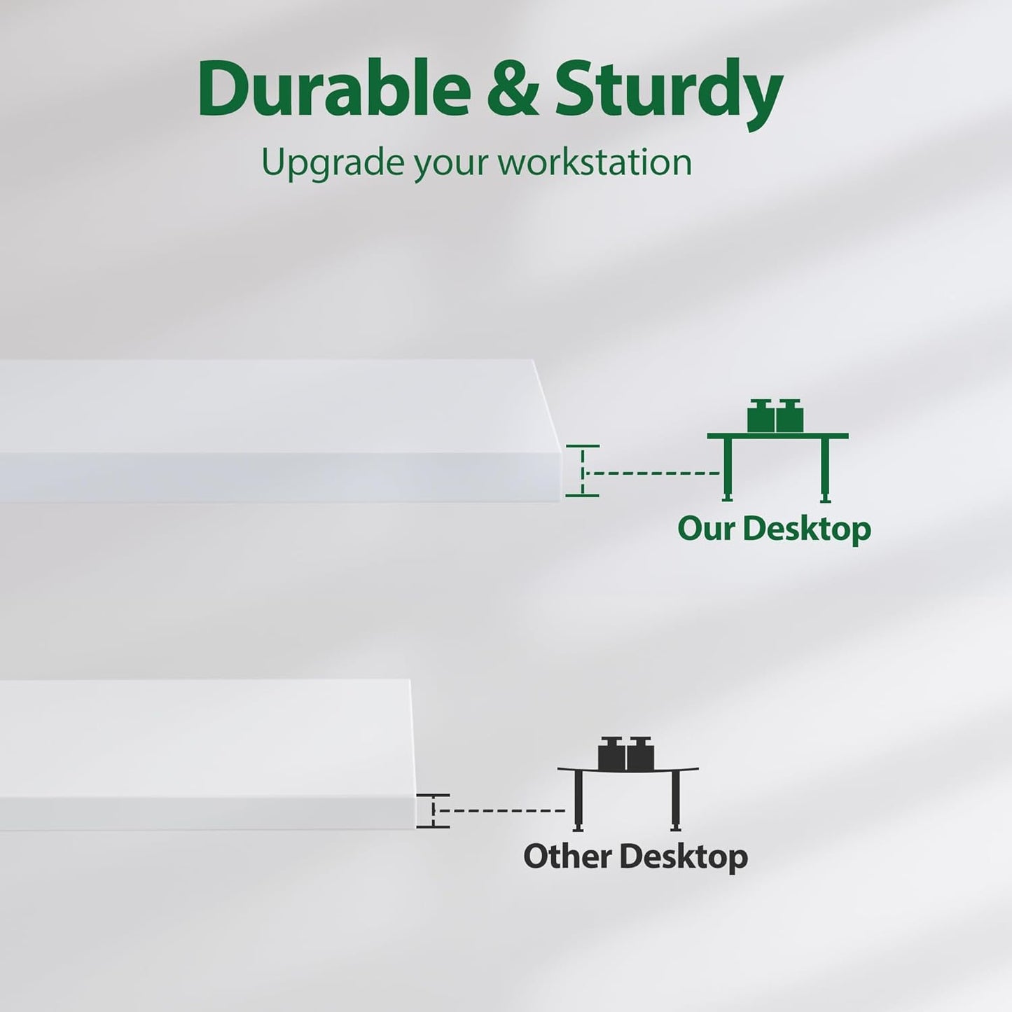 Agilestic Electric Standing Desk, Large 71 x 24 Inches Height Adjustable Desk, Sit Stand Up Workstation for Home Office, Ergonomic Rising Gaming Computer Table with Memory Preset,White