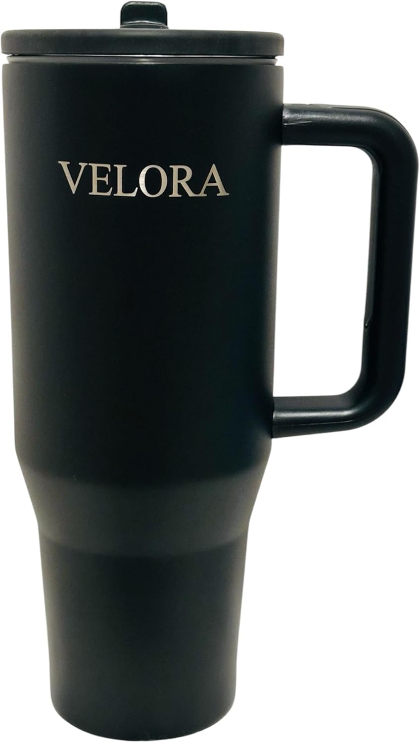 VELORA ChillGuard 40 oz Stainless Steel Insulated Tumbler for Hot & Cold Drinks (Water, Coffee, Smoothies, juices etc) (Black)