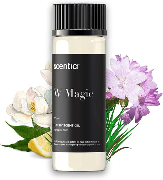 Scentia W Magic Hotel Diffuser Oil Inspired by W Signature Hotel - 20 mL 0.67 fl oz - Aromatherapy Oil for Diffusers, Candle Making & DIY Crafts - Thanksgiving & Holiday Gift