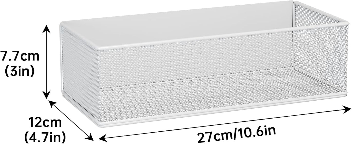 Magnetic Shelf for Washing Machine, Washer Dryer Shelf, Magnetic Lint Bin for Laundry Room, Spice Rack, Magnetic Basket Organizer for Laundry Kitchen, 1 Pack (White, 10.63''L*4.72''W*3.03''H)