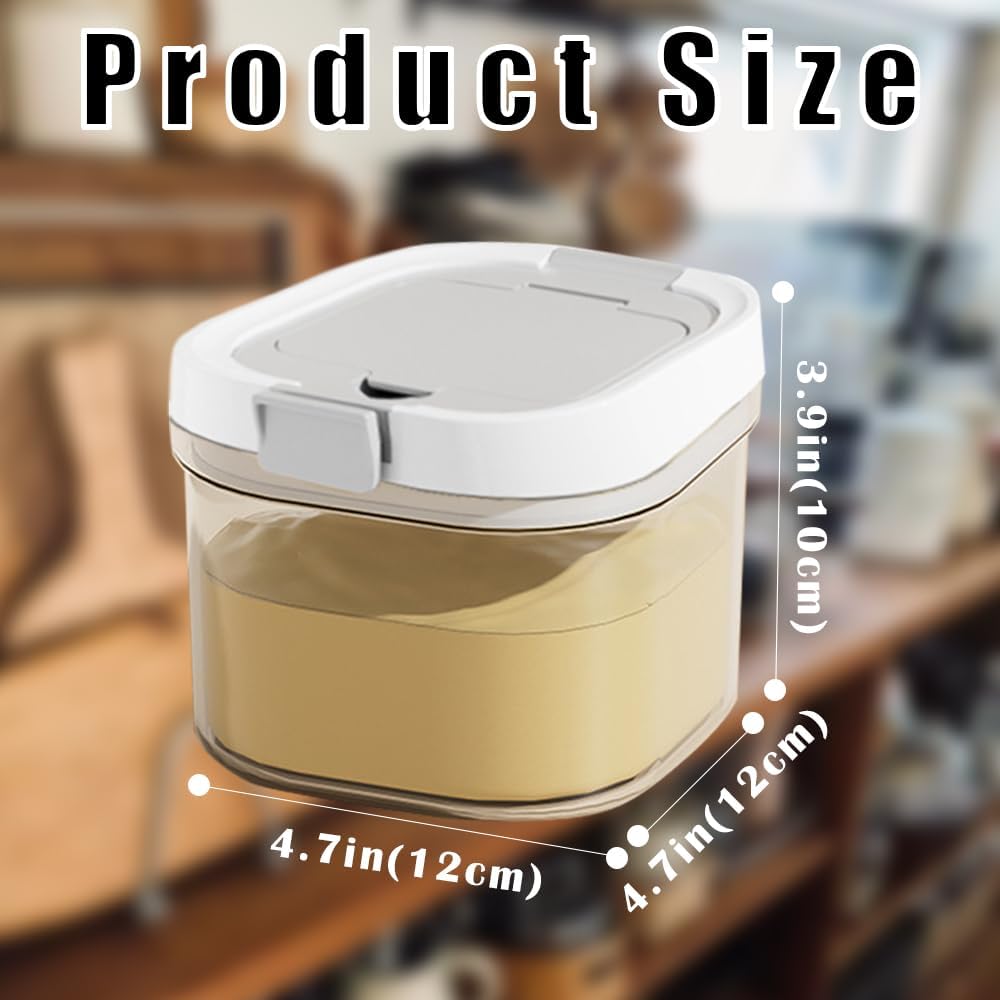 Airtight Coffee Canister, 0.7 Qt Coffee Bean and Ground Coffee Canister, sugar container with spoon,Perfect for Coffee, Beans, Flour,Cereal, Sugar
