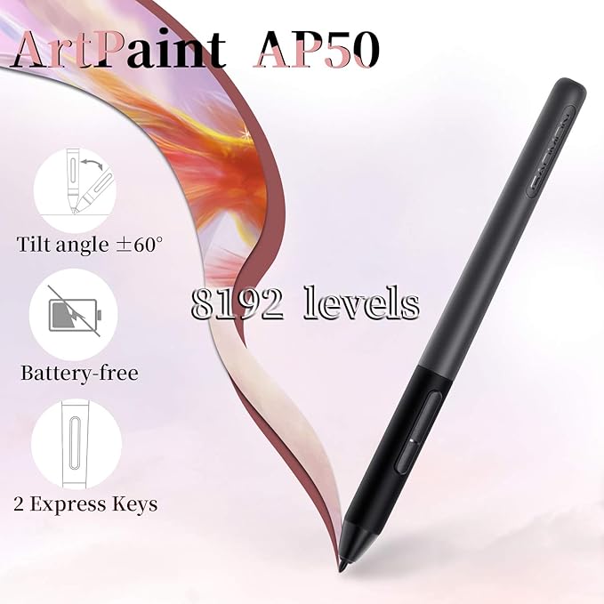 GAOMON PD1220 11.6’’ Pen Display (Charcoal Grey) 86% NTSC Full Laminated Graphics Drawing Tablet with Tilt Support 8192 Levels Passive Stylus, Compatible with Windows & Mac &Android