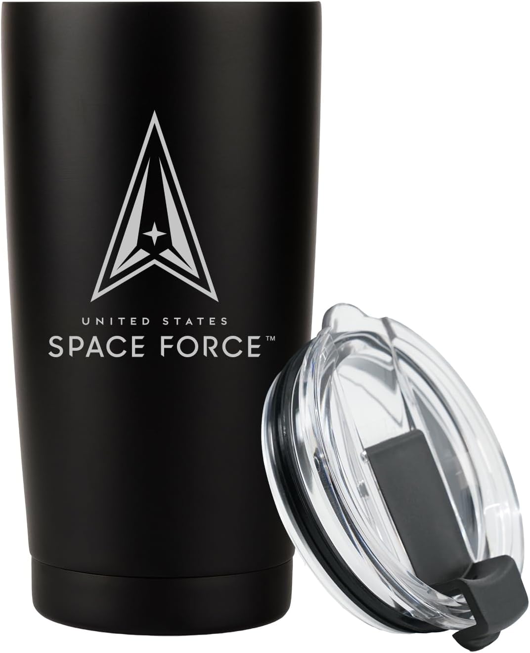 20 oz Space Force Tumbler - Double Wall Vacuum Insulated Stainless Steel USSF Tumbler- Space Force Gift (Space Force Tumbler, 20oz), 1 Count (Pack of 1)