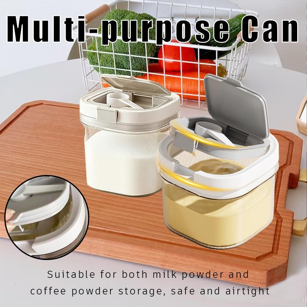 Airtight Coffee Canister, 0.7 Qt Coffee Bean and Ground Coffee Canister, sugar container with spoon,Perfect for Coffee, Beans, Flour,Cereal, Sugar