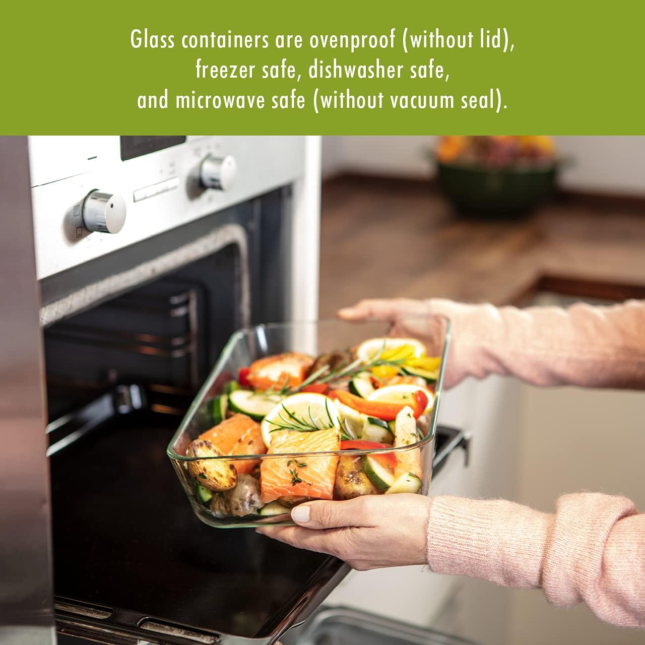 ZWILLING Fresh & Save Glass Vacuum Gratin Dish, Airtight Food Storage Container