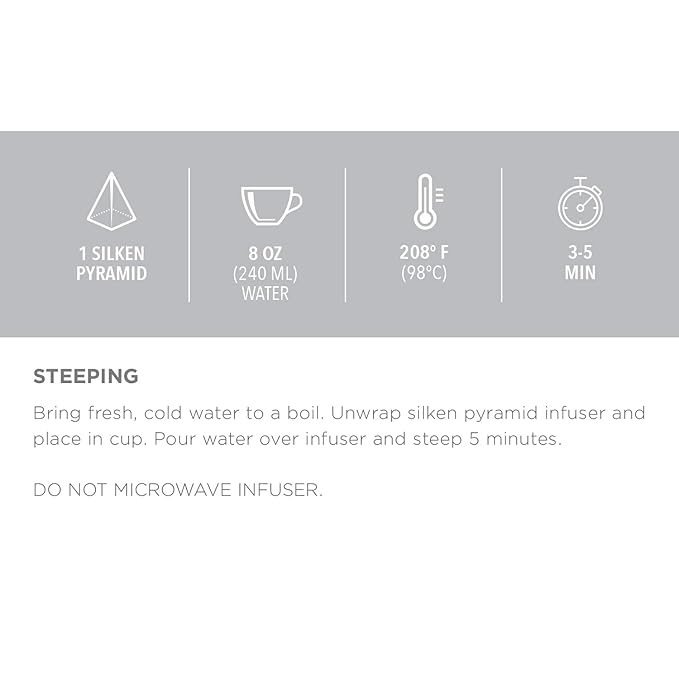 Teabloom Organic Black Forest Pyramid Tea Presentation Box, 12 Assorted Black Tea Blends, USDA Certified Organic Whole-Leaf Pyramid Tea Sachets