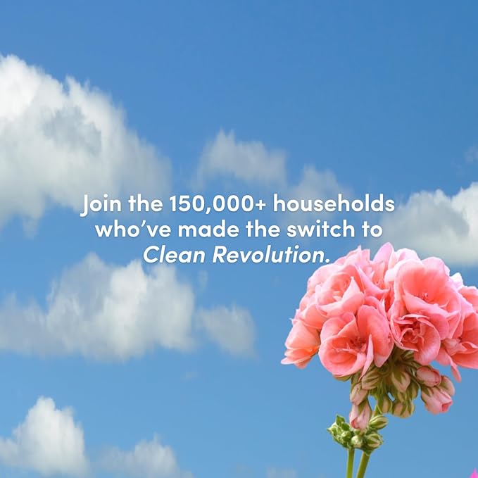 Clean Revolution SuperCharged Multi-Surface Cleaner, Non-Toxic, Eco-Friendly & Plant-Based, Ready to Use, Geranium Mint, 18 Fl Oz