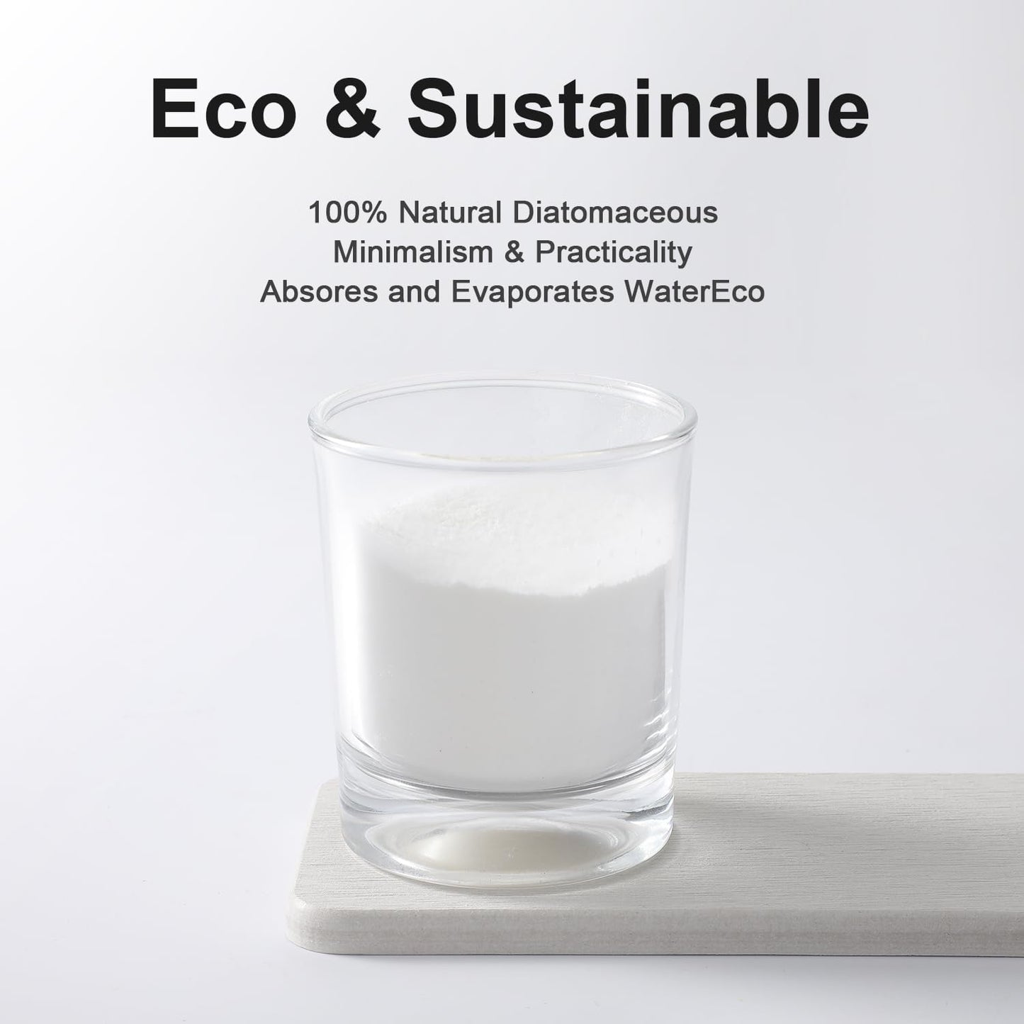 Water Absorbing Stone Tray for Sink | Quick Drying Diatomaceous Earth Coasters | Soap Dish Holder & Toothbrush Holder for Bathroom Counter | Hand Soap & Plant & Toiletries | Light Grey 4-Pack