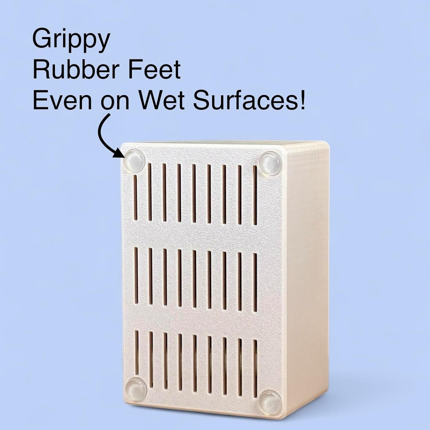 Essence & Abode Sustainable Living Solid Shampoo Holder – Multi-Bar Soap Dish with Drainage – Soap Bar, Shampoo Bar and Conditioner Bar Bathroom Organizer – Keeps Bars Dry & Lasts Longer (Beige)