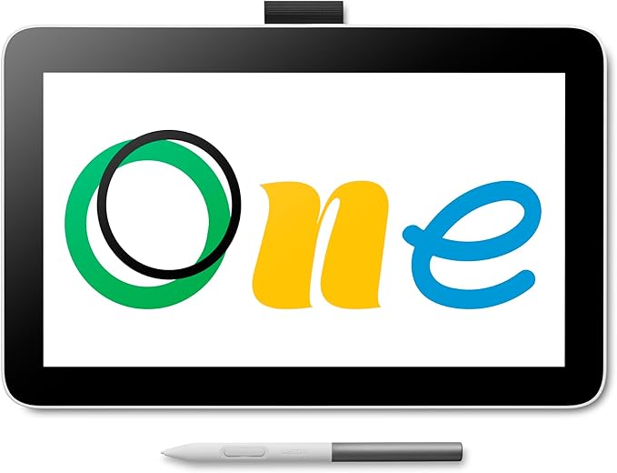 Wacom One 12 Drawing Tablet with Screen, 11.6" HD Full-Laminated Digital Art Tablet with Creative Software and Training, Graphics Drawing Pad for Mac, Windows PC, Chromebook