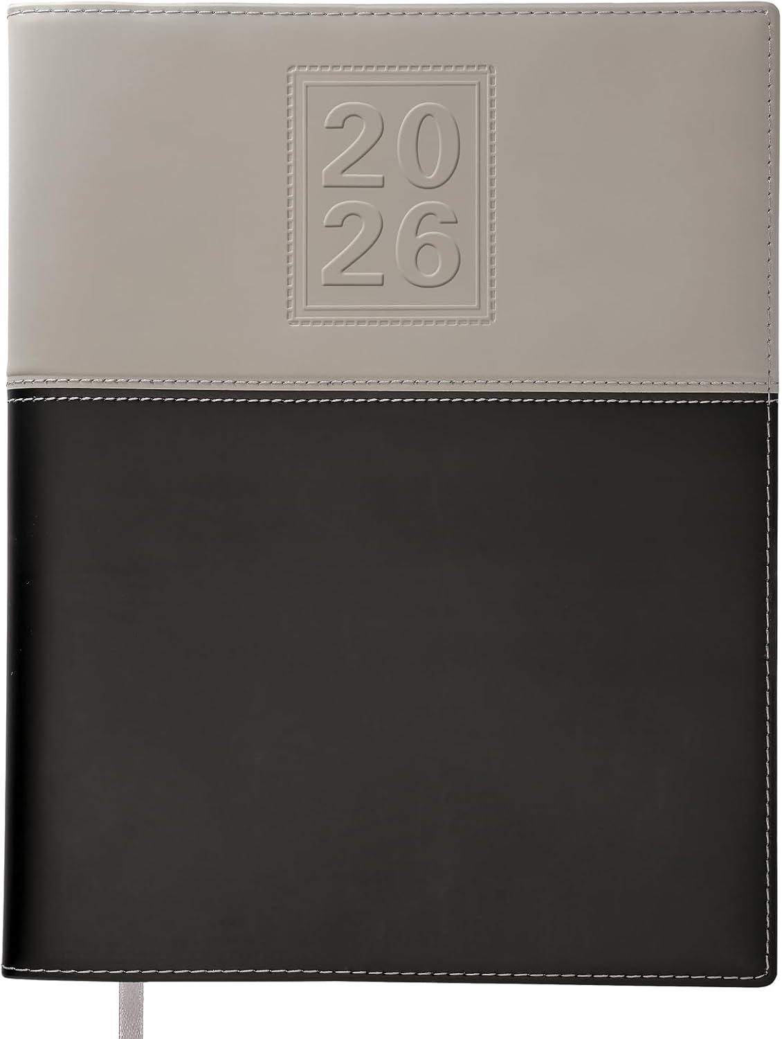 2026 Planner Calendar, 8"x10" : Includes 14 Months (November 2025 - December 2026) / 2026 Weekly Planner/Weekly Agenda/Monthly Calendar Organizer (Gray/Black)