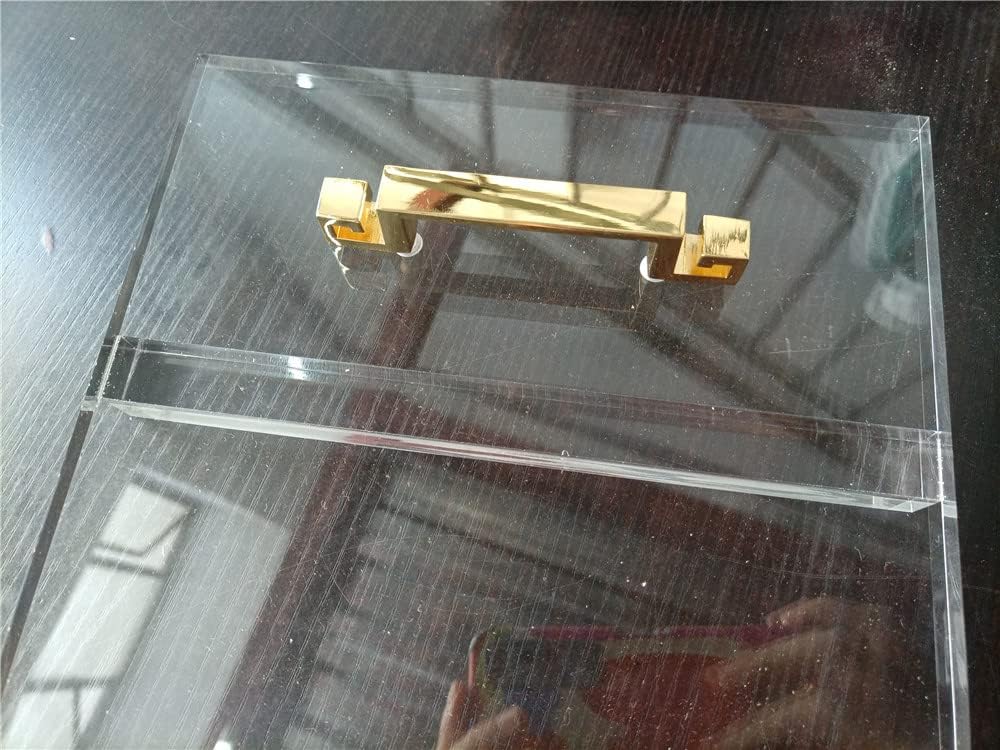 WANLIAN 33-Inch Luxury Bathtub Caddy Tray for Bathroom - Shower Storage Organizer Shelf With Gold Handles