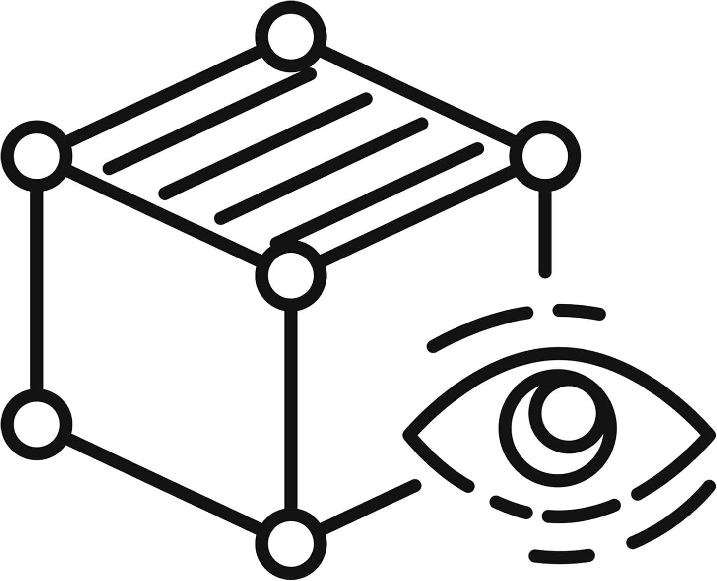 48 Pieces Cube Connectors Plastic Storage Wire Cube Organizer ABS Connectors for Modular Closet Storage Organizer and Wire Shelf (Black)