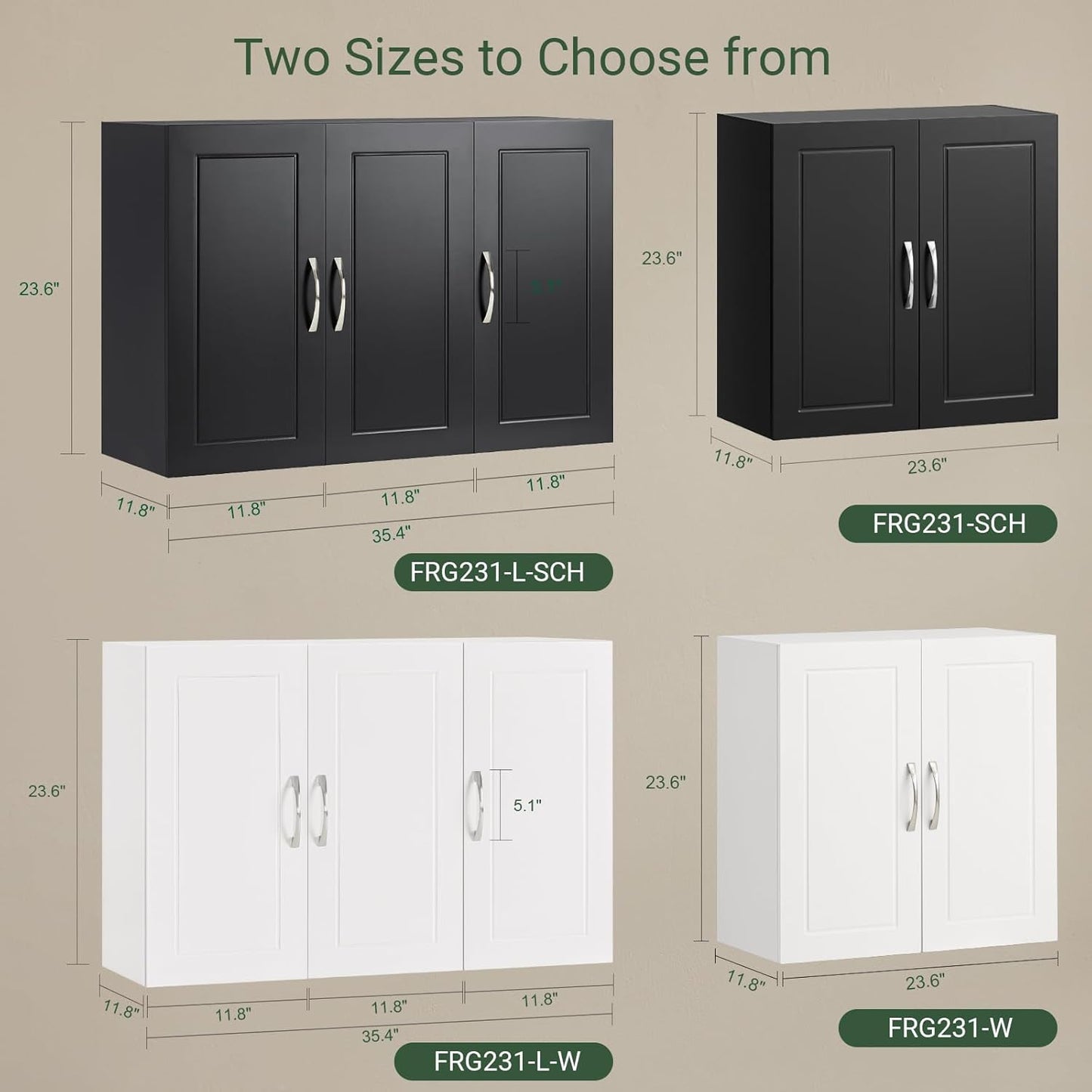 SoBuy Kitchen Wall Cabinet for Laundry Room, Medicine Cabinet for Bathroom, Wall Storage Cabinet for Garage, Linen Tower Bath Cabinet, Cabinet with Shelf, White FRG231-W