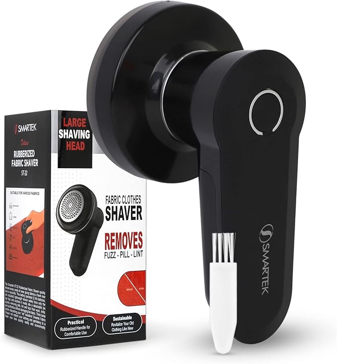 SMARTEK USA INC Black Smartek Rubberized Fabric Shaver