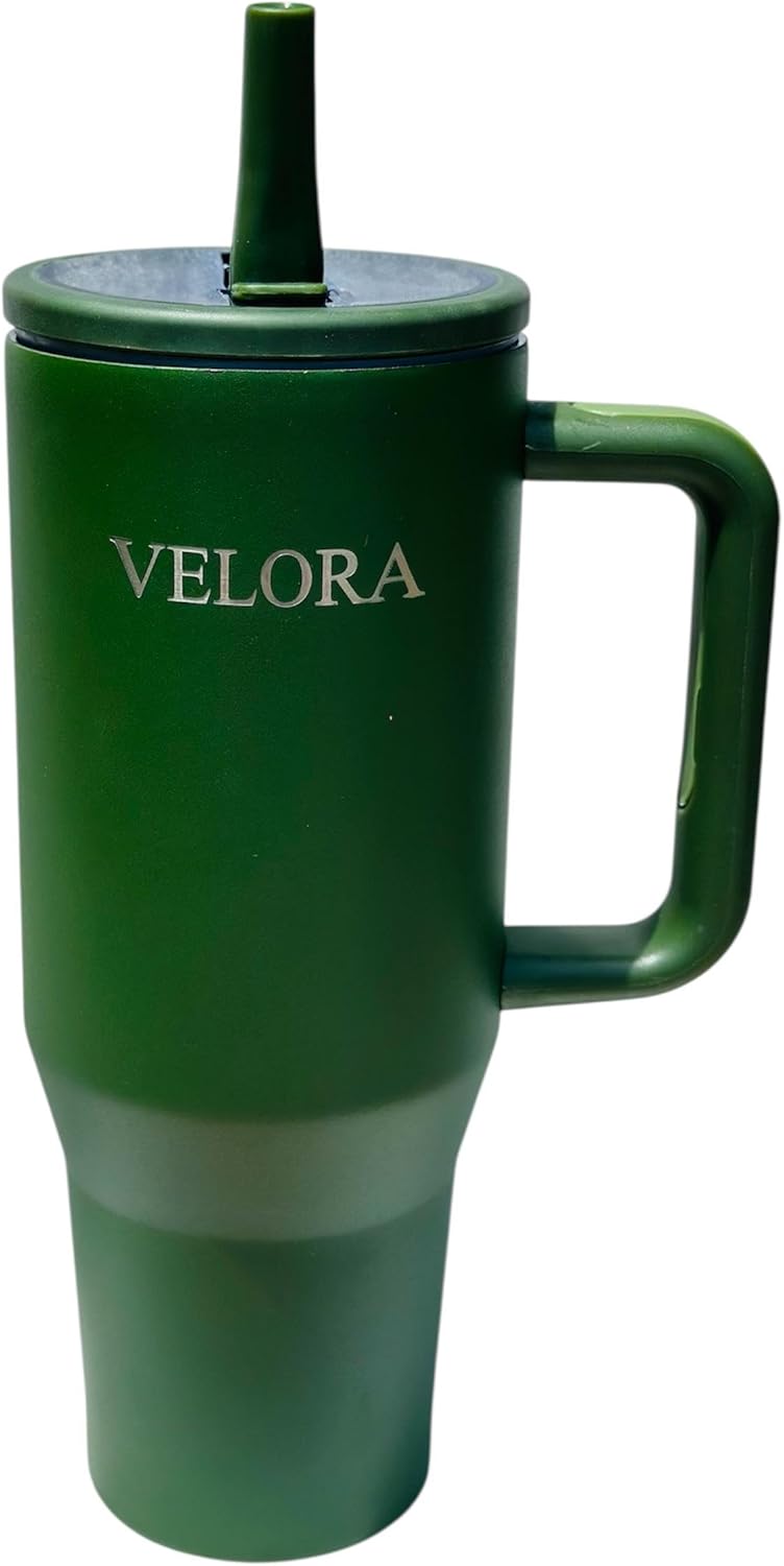 VELORA ChillGuard 40 oz Stainless Steel Insulated Tumbler for Hot & Cold Drinks (Water, Coffee, Smoothies, juices etc)