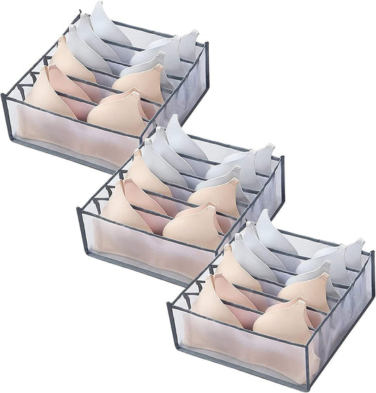 TIGARI Wardrobe Clothes Underwear Organizer Bra Organiser, Baby Clothes Organizer, Underwear Drawer Organizer for Bedroom Dorm Room