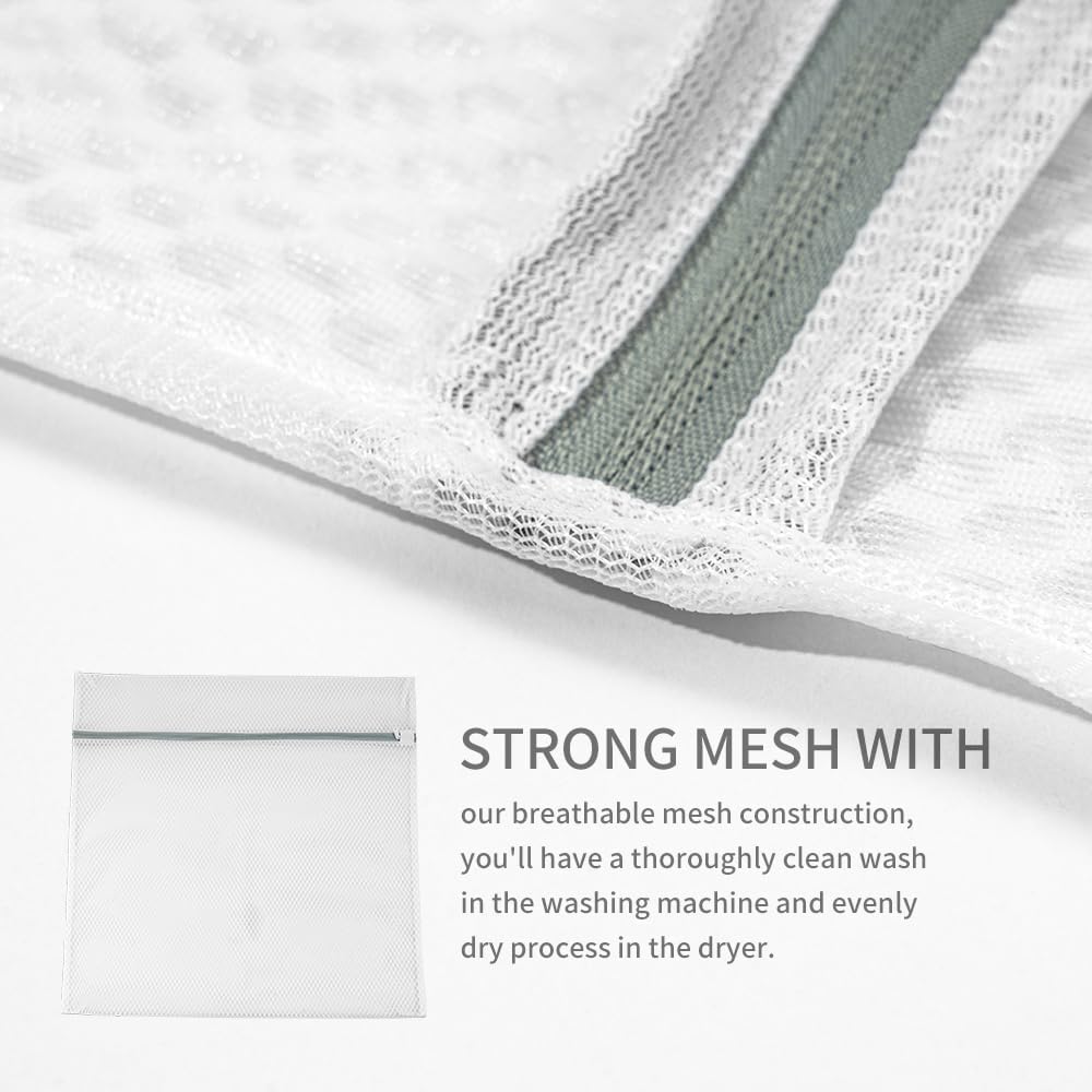 3 Pcs 24 * 24 inch large laundry bag, laundry storage, washing machine bag with zipper mesh, travel storage and sorting bag for Clothes,Fitted sheets,Sweater, Shoes