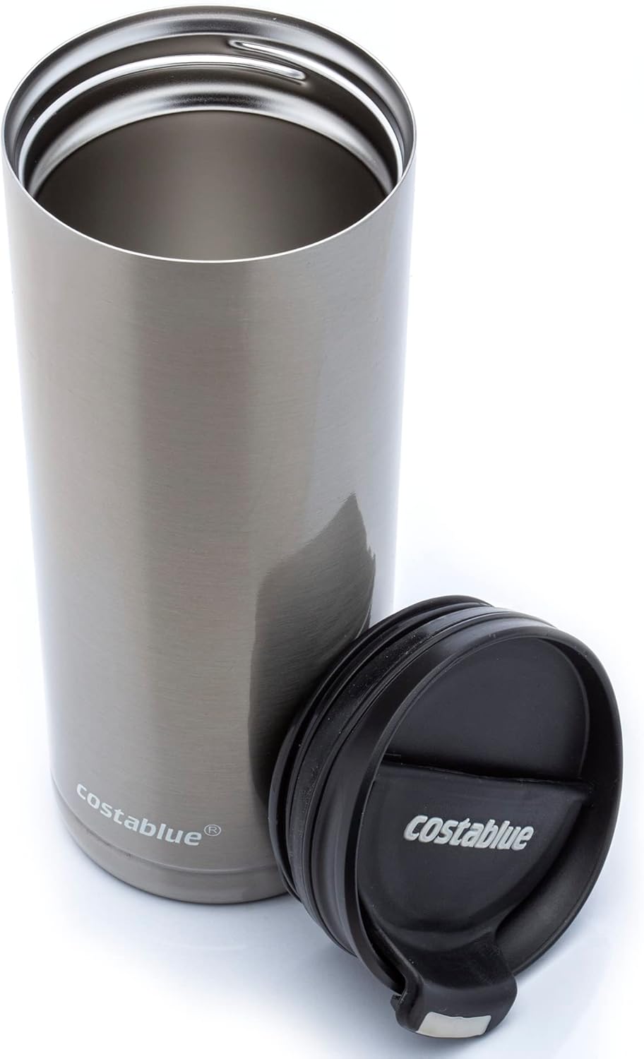 Travel Coffee Mug 16 Oz. Stainless Steel, Leak Proof Dishwasher Safe Lid, Double Wall Coffee Cup, Reusable Insulated Tumbler for Hot & Cold Beverages Eco friendly