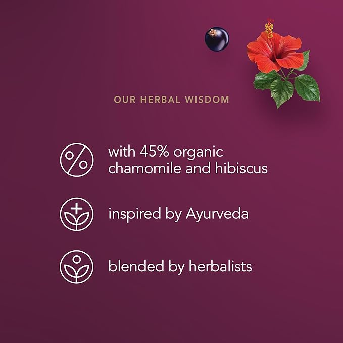 Pukka Night Time Berry Organic Herbal Tea, Soothing Infusion With Chamomile, Lavender & Elderberry, Tea Gift Set For Bedtime Relaxation, Caffeine Free, 80 Total Bags (20ct - Pack of 4)