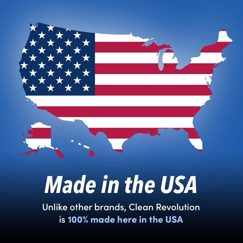 Clean Revolution SuperCharged Multi Surface Cleaner Refill Supply, Non-Toxic, Eco-Friendly & Plant-Based, Ready to Use, Seaside Lavender, 18 oz (Pack of 1)