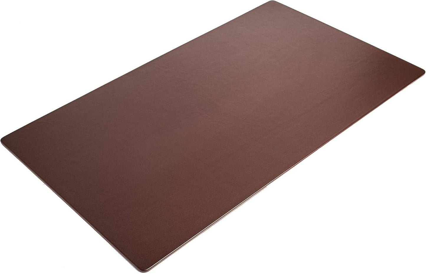 Dacasso Classic Leather Mat Desk pad, 34" x 20", Chocolate Brown