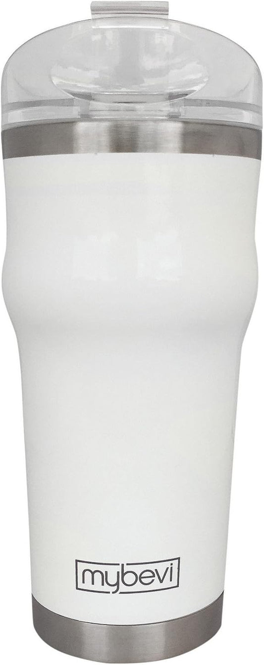 Classic Stainless Steel Premium Grade Insulated Travel Tumbler (Snow, 26 oz)