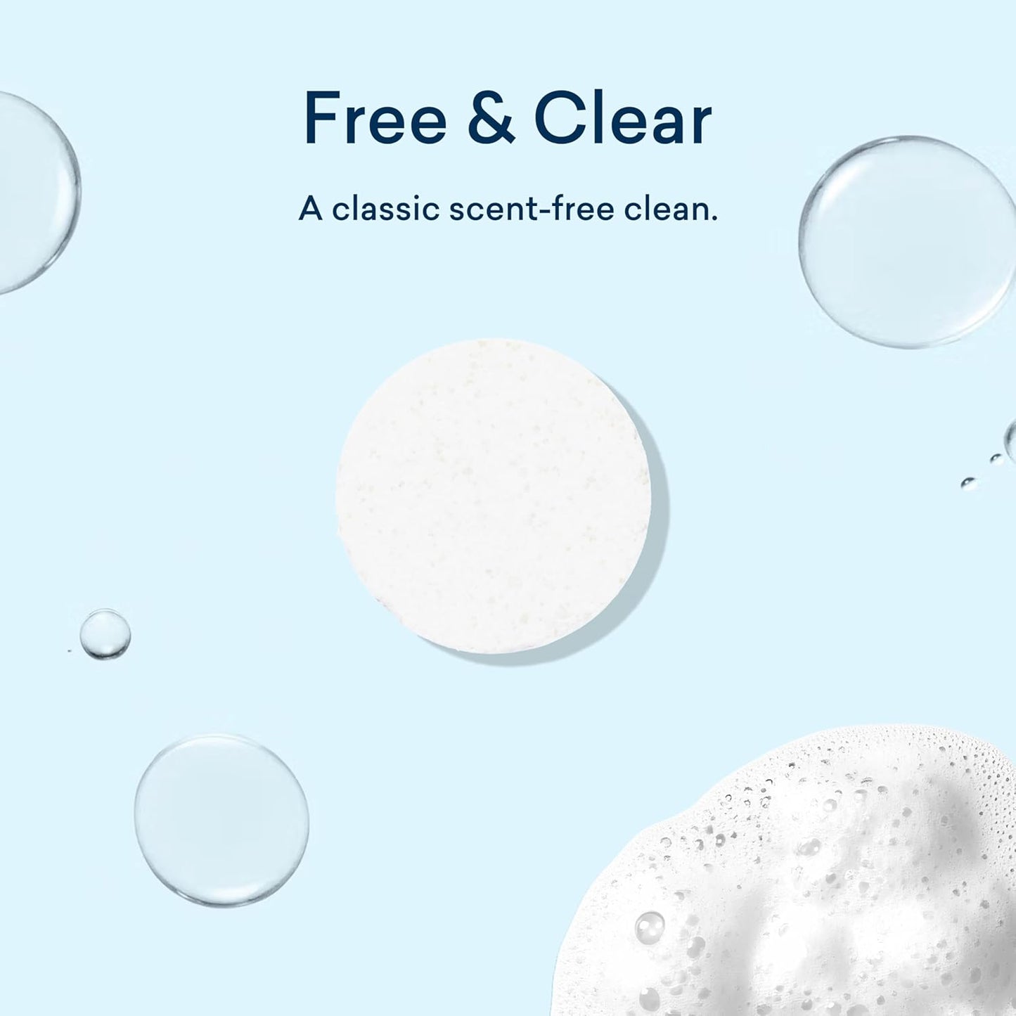 BLUELAND Laundry Detergent Tablets, 36 Count, Plastic-Free Eco-Friendly Pods, Sheets, Liquid Alternative - Fragrance Free and Clear, Natural, Gentle