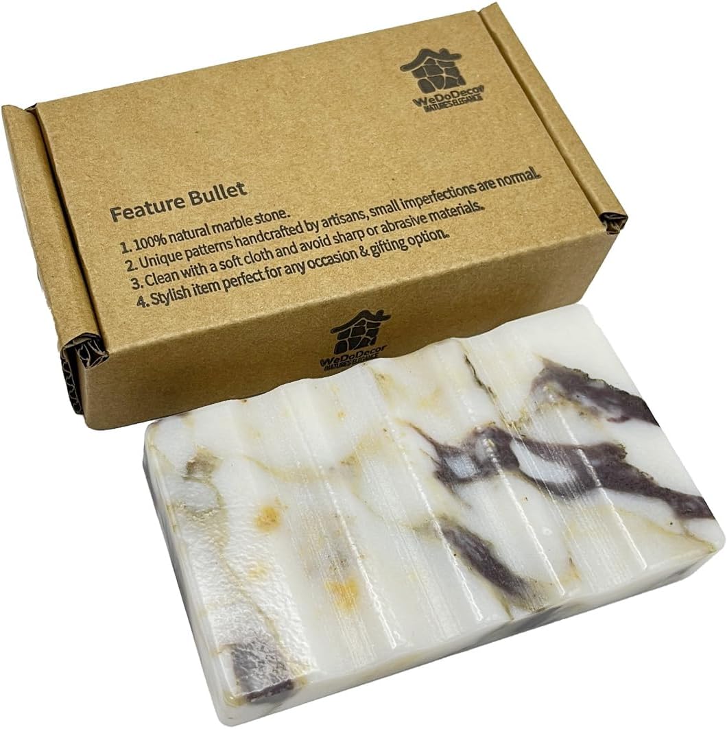 Marble Soap Dish (Violet)