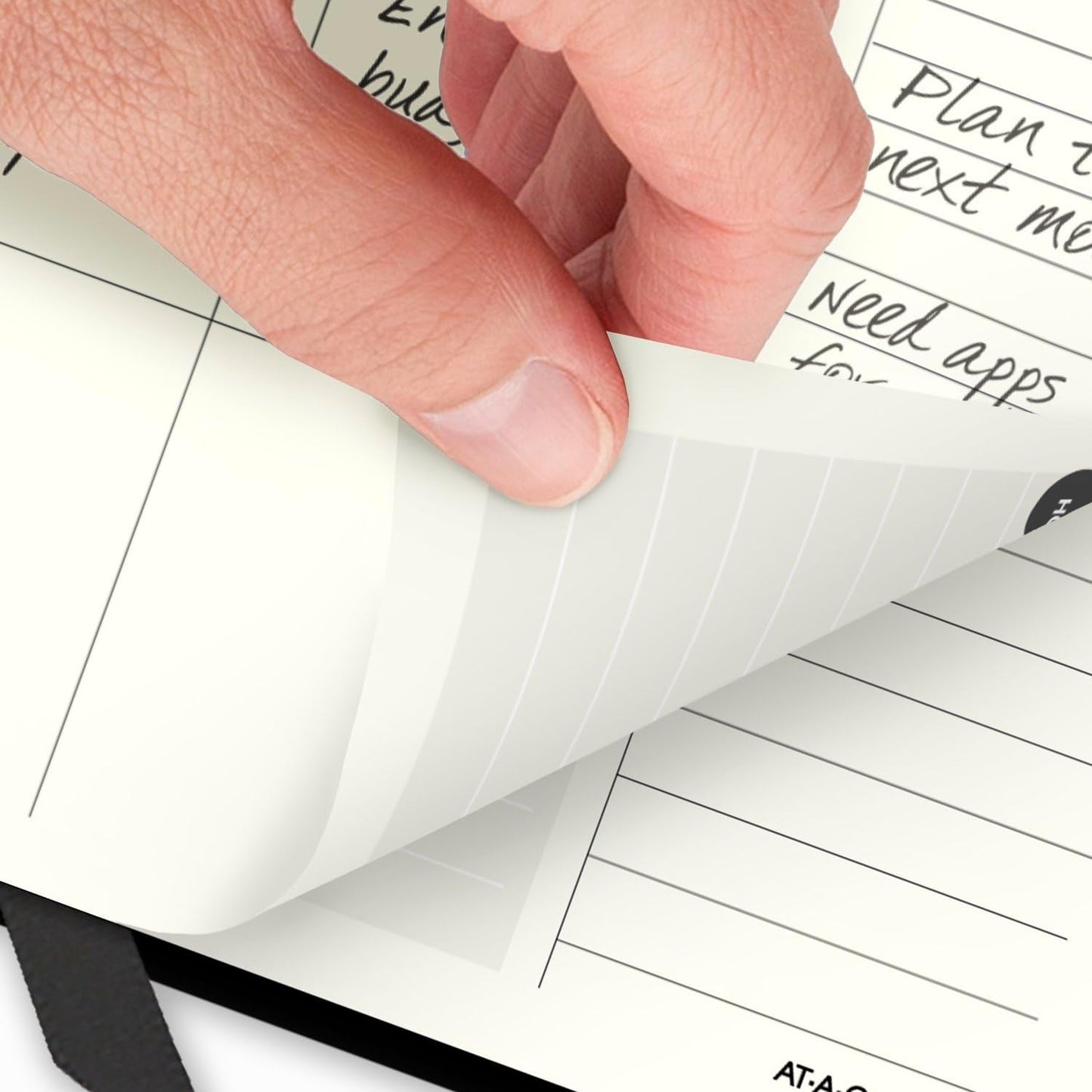 AT-A-GLANCE 2025 Appointment Book Planner, Weekly & Monthly, 7-1/2" x 10", Large, Plan.Write.Remember., Black (7069500525)