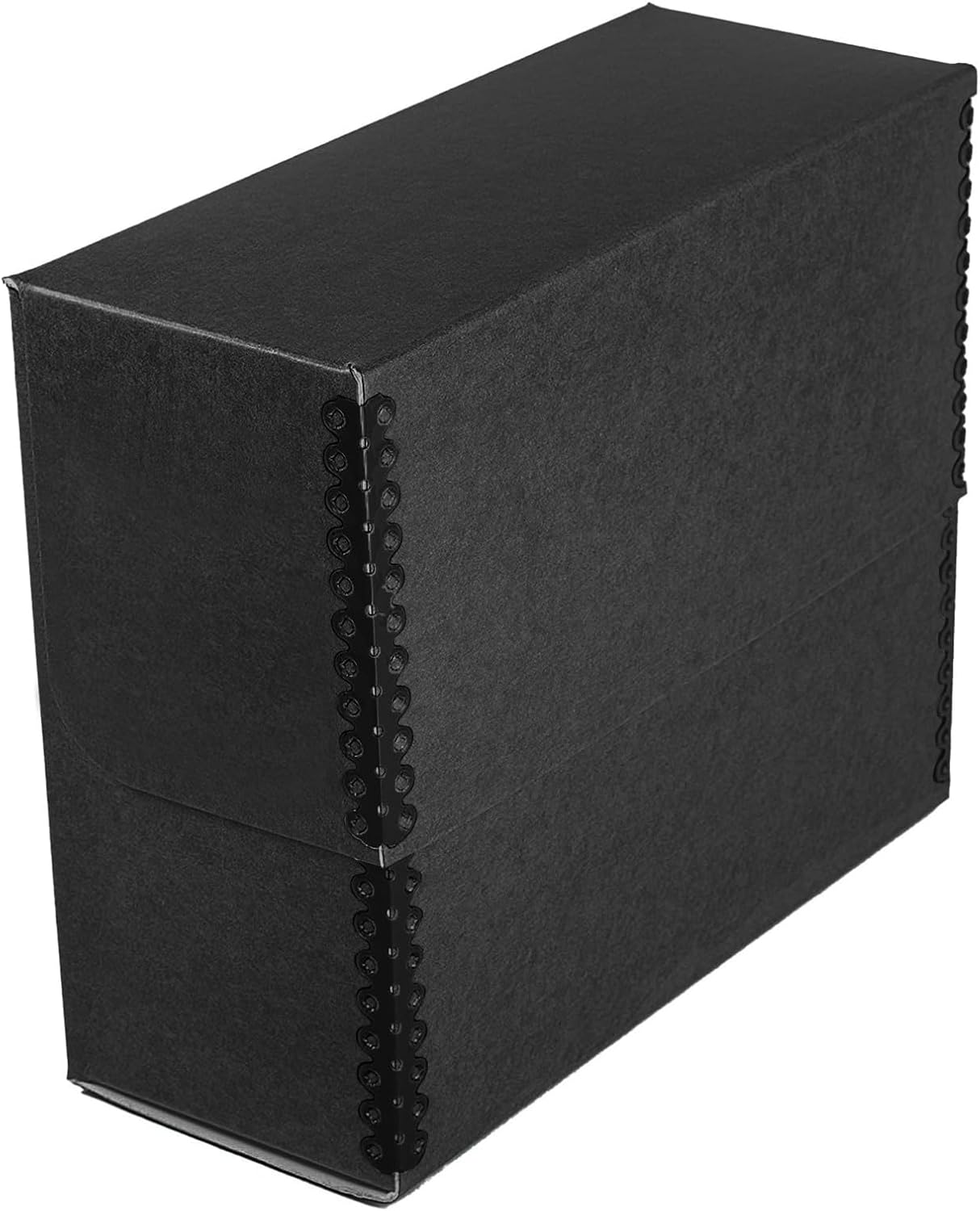 Lineco Archival Document Storage Box with Metal Edge, Acid-Free Gray Boxboard, Organize and Store Files, Prints, Photos, Jumbo-Sized Case 15.5" x 12.5" x 5" Wide