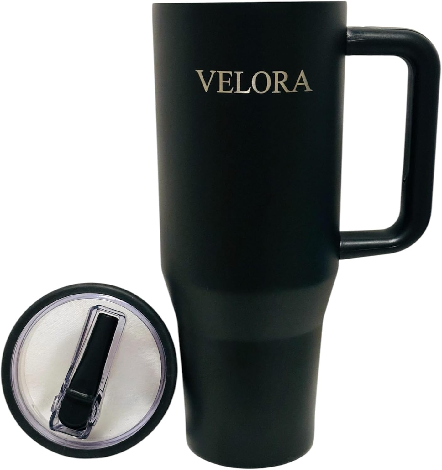 VELORA ChillGuard 40 oz Stainless Steel Insulated Tumbler for Hot & Cold Drinks (Water, Coffee, Smoothies, juices etc) (Black)