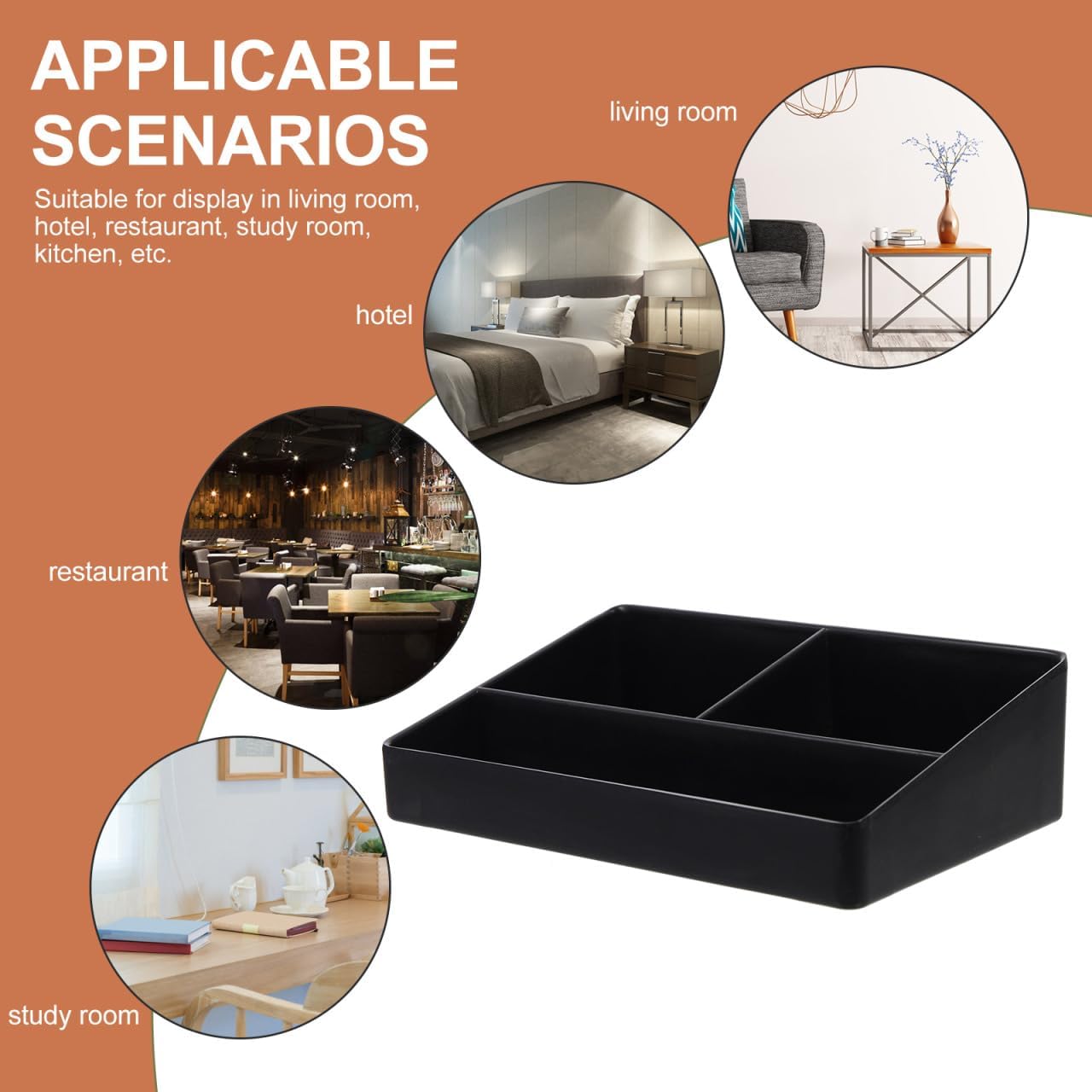 Tofficu Coffee Station Organizer for Countertop, Coffee Bar Accessories and Organizer, Mind Reader Coffee Organizer, 10-Compartment Condiment Organizer for Home Office Breakroom Cup Sugar Tea Pod