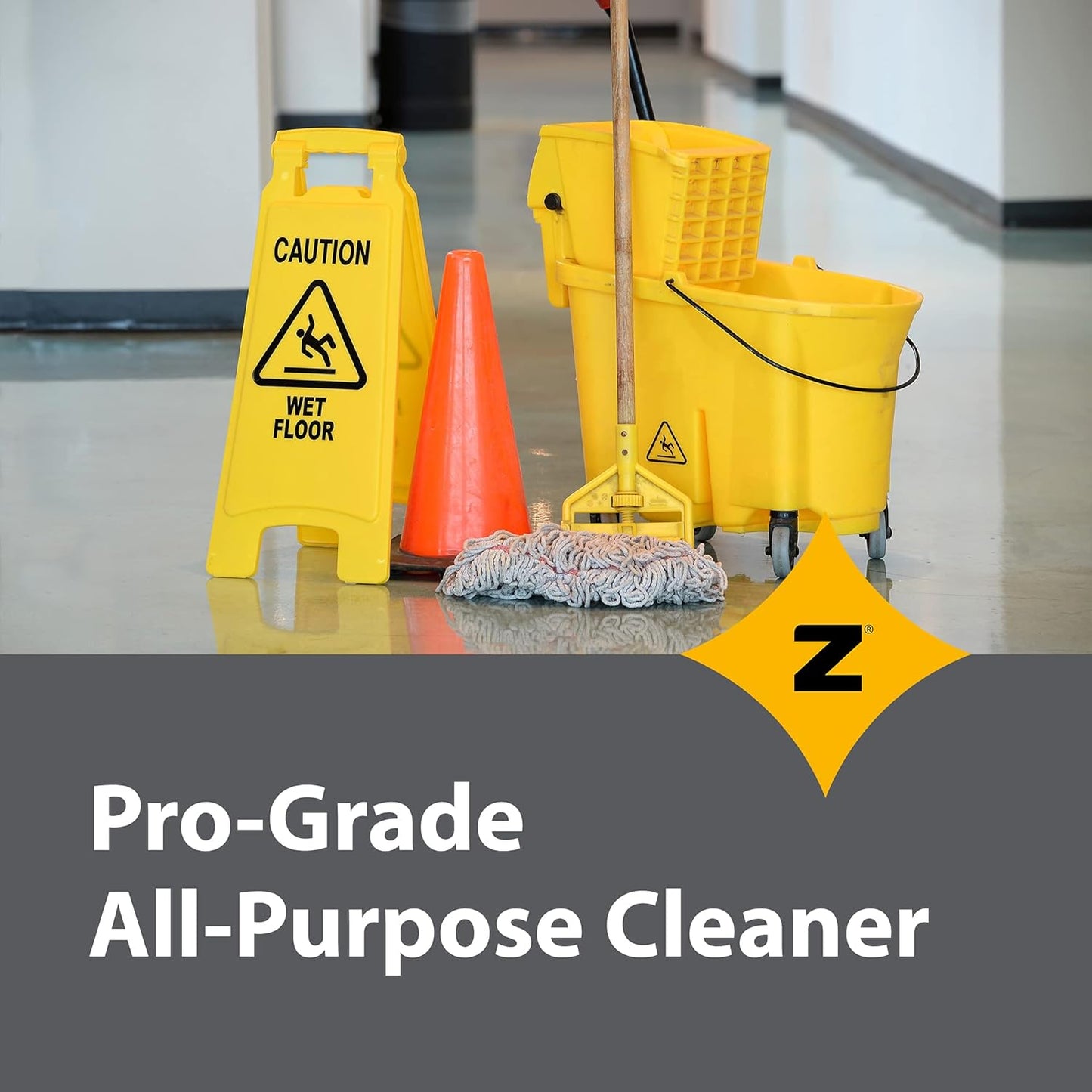 Pro-Grade All-Purpose Cleaner & Deodorizer - Deep Cleaning & Odor Eliminating Formula For Professional & Home Surfaces - 1 Gallon Concentrate - Lavender Breeze, 2 Pack