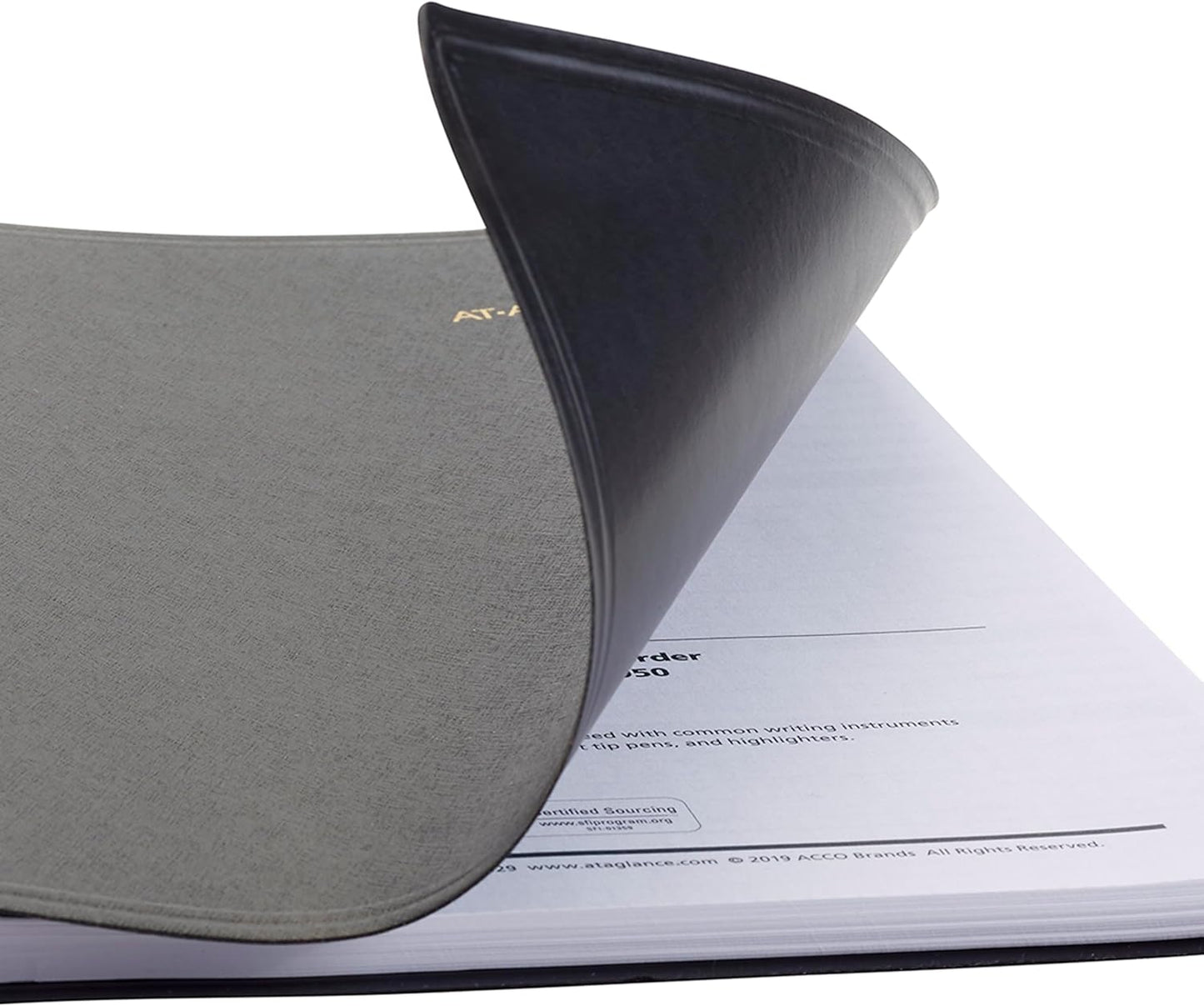 AT-A-GLANCE 2026 Appointment Book Planner, Daily, 8-1/2" x 11", Large, Eight Person Group, Two-Volume Set, Black (702120526)