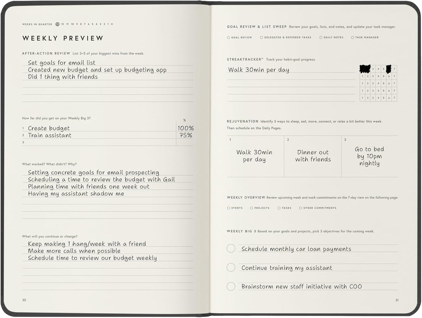 Full Focus Gray Linen Planner by Michael Hyatt - The #1 Daily Planner to Increase Focus, Eliminate Overwhelm, and Achieve Your Biggest Goals - Hardcover