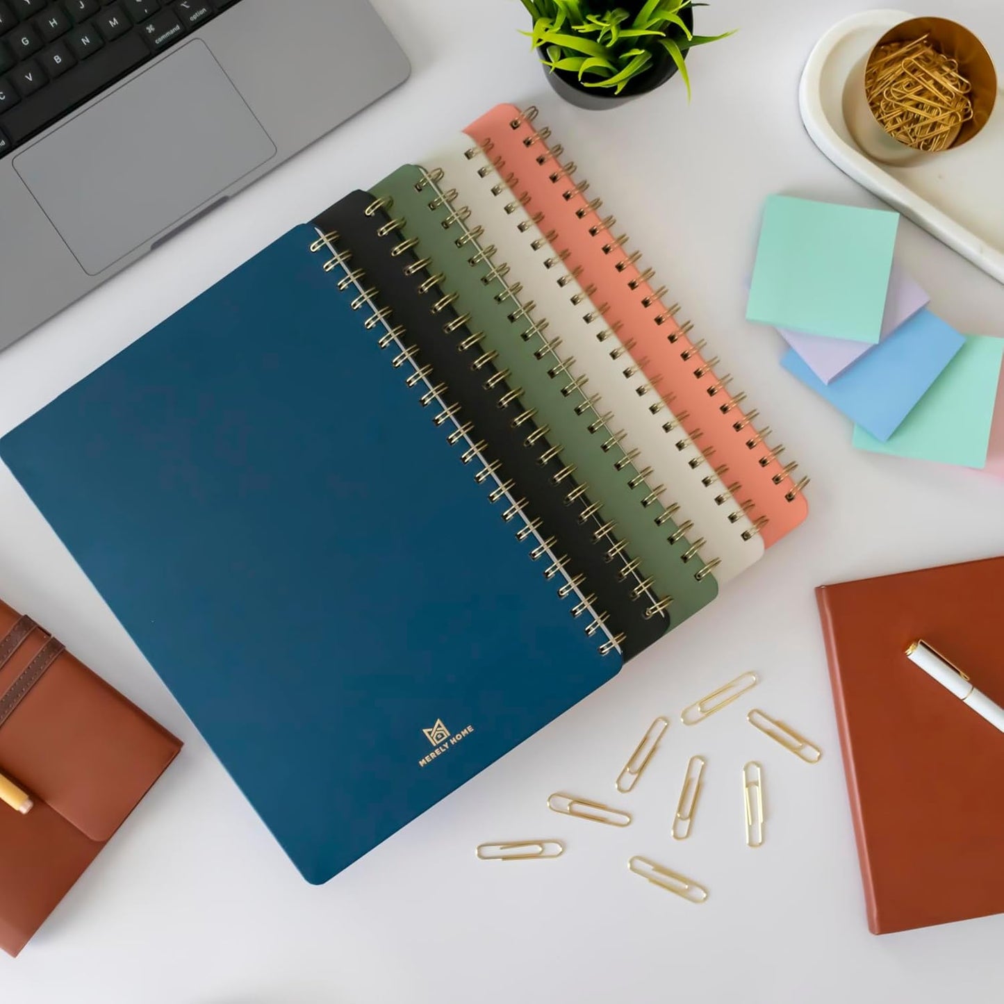 Undated Daily Planner | 8.25” x 11.75” To Do List Notebook | Work Productivity ADHD Organizer | Men and Women Planner | College Supplies | Black | Portrait Layout