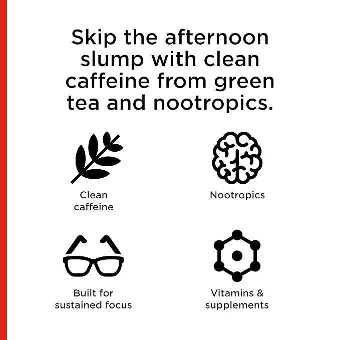 FOCUSAID ZERO SUGAR Nootropics Blend, Alpha-GPC, GABA, 100mg Natural Caffeine from Green Tea, Yerba Mate, Vitamin B-Complex, Keto-Friendly, No Artificial Sweeteners, 12 Fl Oz (Pack of 12)