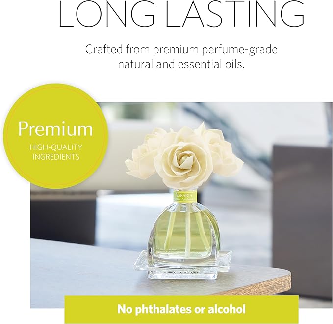 AGRARIA AirEssence & PetiteEssence Flower and Reed Diffuser Set, Luxury Home Fragrance Set, Scented Oil Reed Diffuser Gift for All Occasions