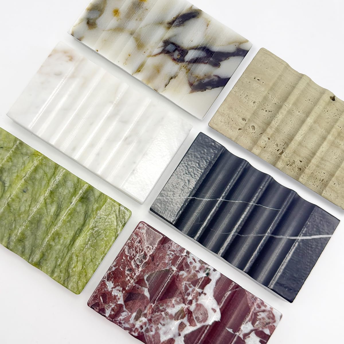 Marble Soap Dish (Violet)