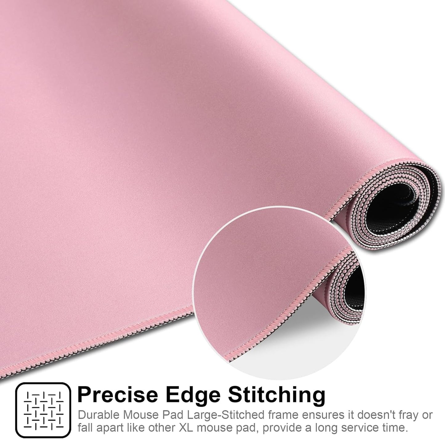 XXL Gaming Mouse Pad 35.4x15.7 Professional Large Mouse Pad & Computer Game Mouse Mat-90x40 Pinkus