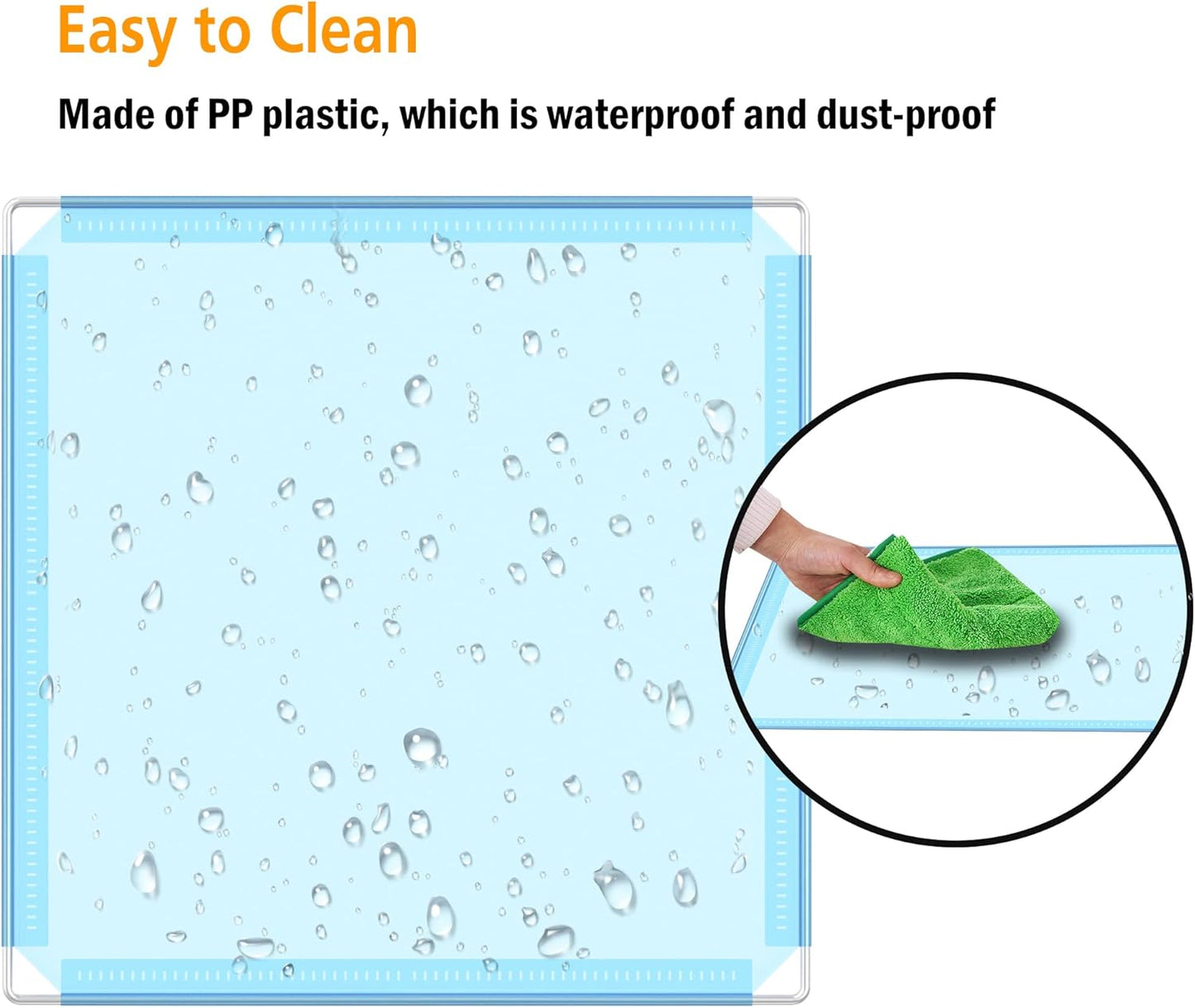 HOMIDEC Closet Organizers and Storage, 9 Cube Storage Organizer, Portable Closet Organizer Cubes Shelves for Clothes, Bedroom, Wardrobe, Kids Room, Bathroom, Blue