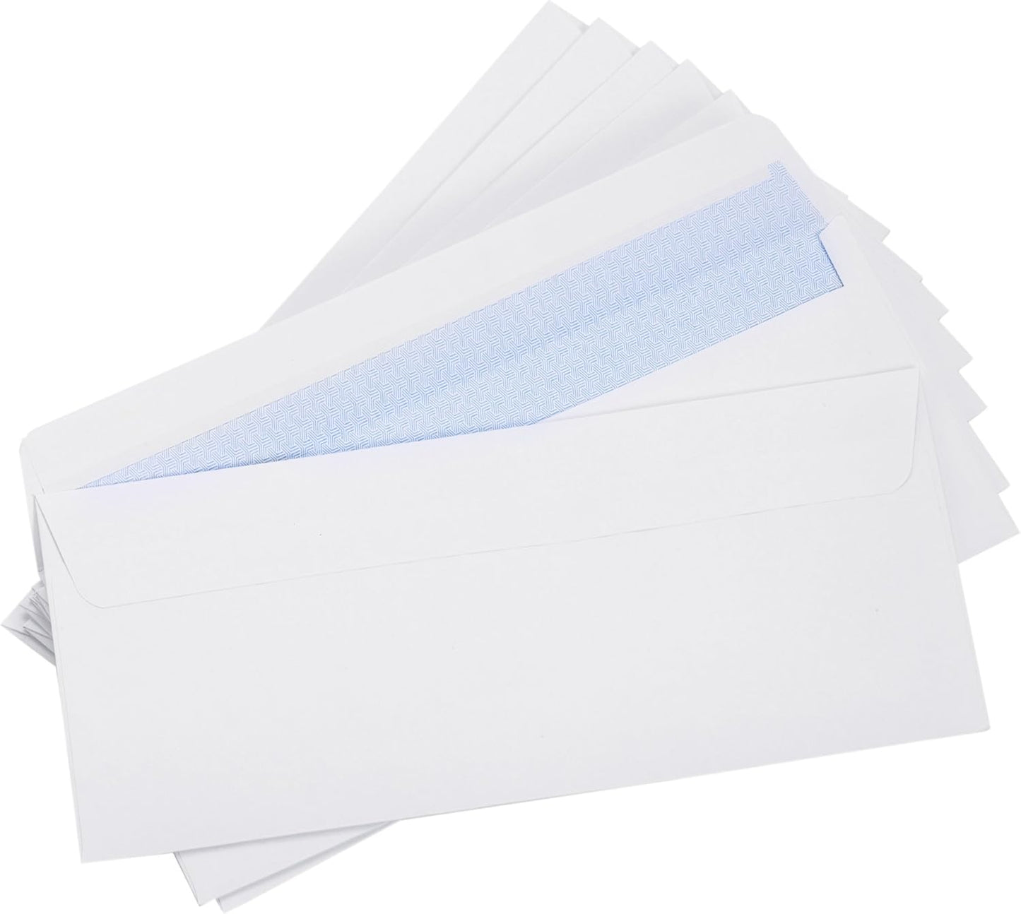 500#10 Envelopes SELF SEAL Business Envelope Windowless Design, Security Tint Pattern for Secure Mailing, Invoices, Statements & Legal Document Mailing Envelopes, 4-1/8 x 9-1/2"- White