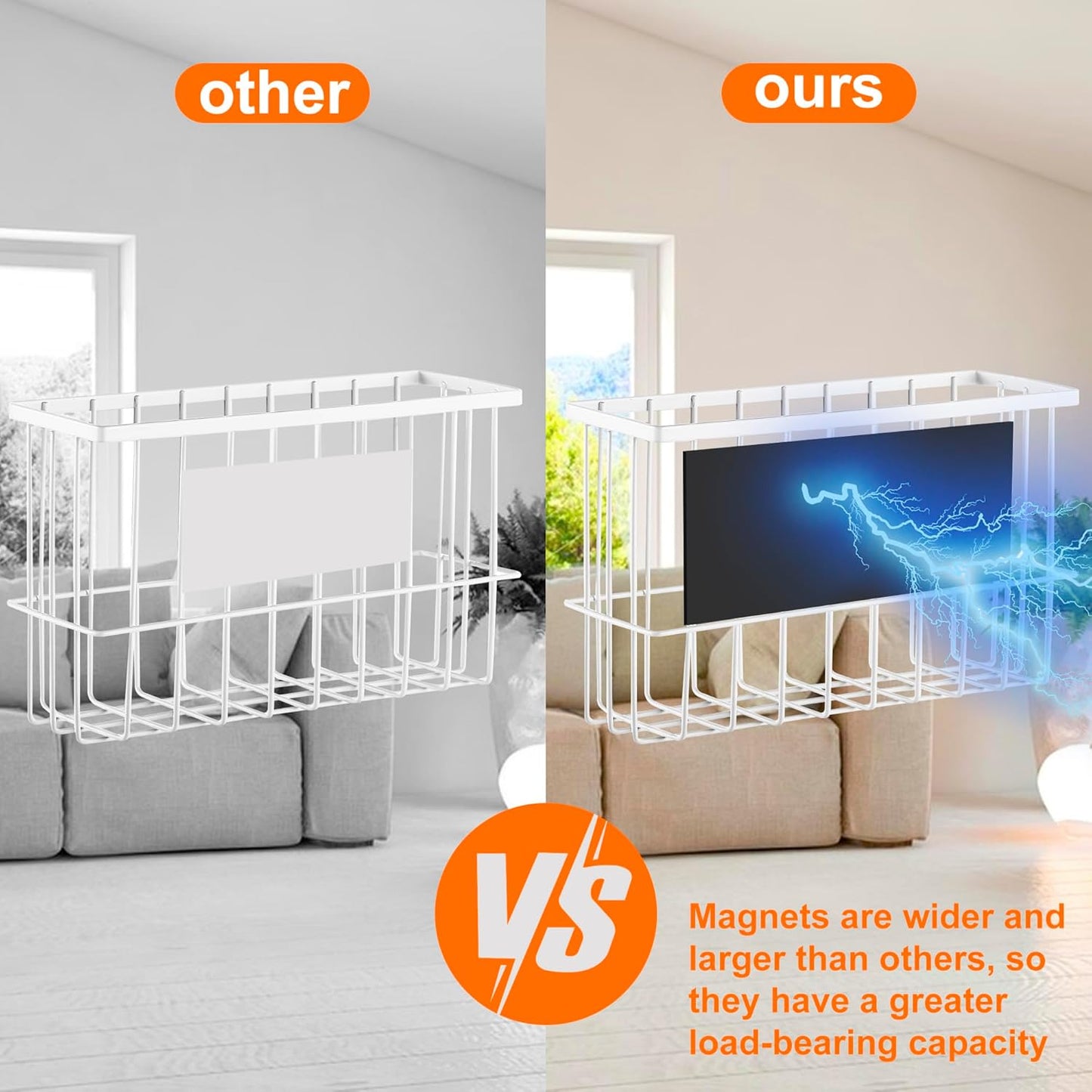 Magnetic Dryer Ball Holder for Laundry Room, magnetic basket dryer washer accessories, Magnetic Lint Bin for Laundry Room,Dryer Ball Container for Laundry Room Storage(No Balls, 2025 Magnetic Upgrade)