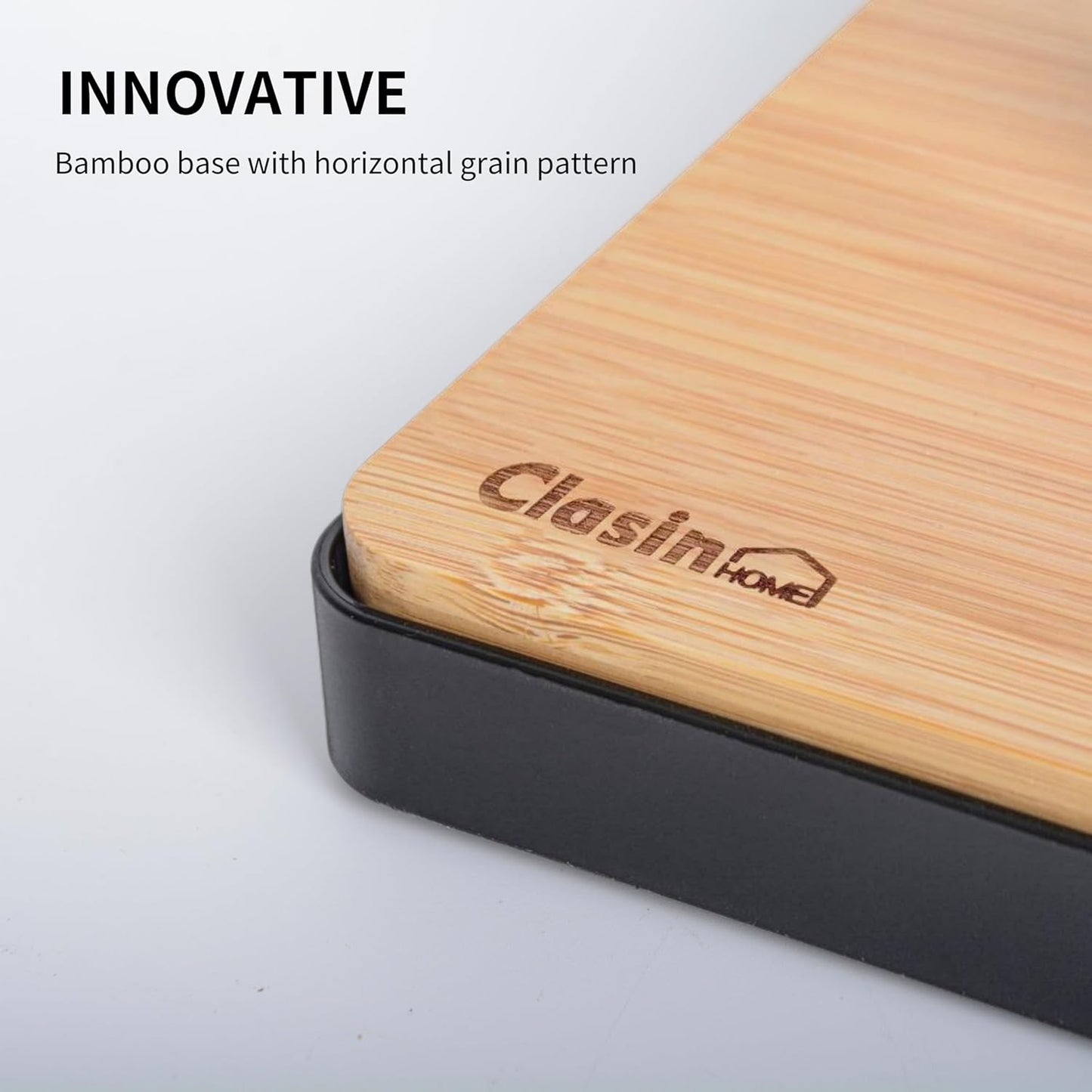 Toilet Paper Holder Stand, Free Standing Toilet Paper Holder with Storage and Top Shelf, Black Toilet Paper Stand Weighted Base with Bamboo Design for Bathroom