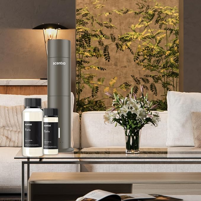 Scentia Hotel Fragrance Oil Inspired by The Hotel Costes - 120 mL 4.06 fl oz - Refill Diffuser Oil Blend Rose, Clove & Sandalwood Notes for Aromatherapy Diffusers - Paris, Thanksgiving Gift