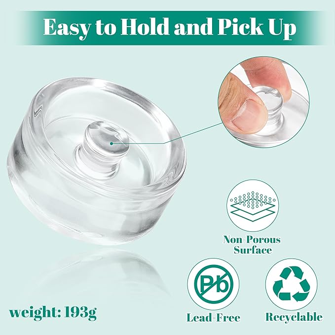 64oz Fermentation Jar Kit with Fermenting Weights and Airlock Lids, Wide Mouth Glass Jars with Scale Mark for Making and Storing Sauerkraut, Pickles (Pack of 2)